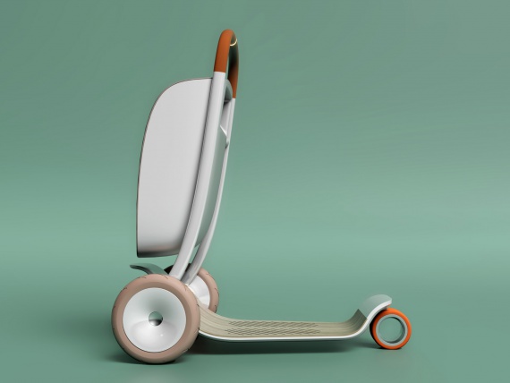 На выставке в Лондоне показали дизайнерский скутер для пожилых людей