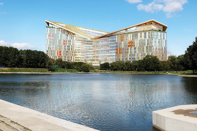 «Яндекс» представил проект будущей штаб-квартиры с бассейном и парком