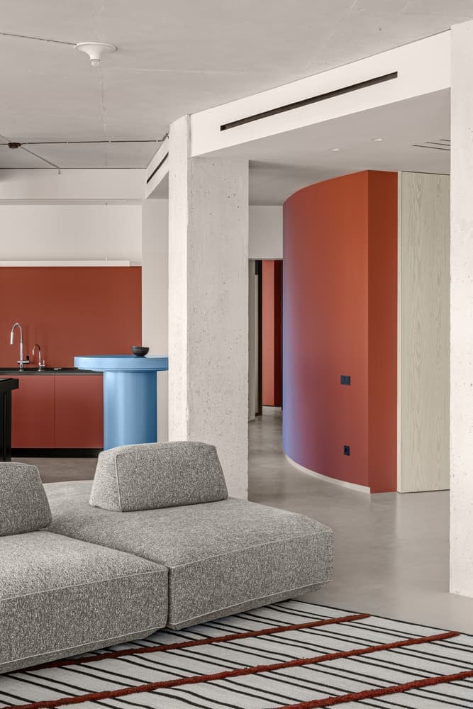 Квартира с радиальной планировкой в Киеве – проект Rina Lovko Studio