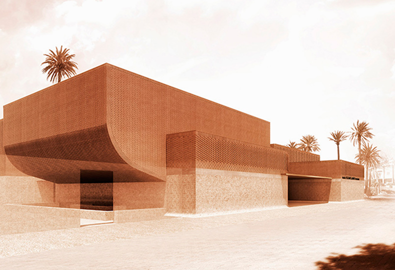 Музей Yves Saint Laurent в Марракеше. Главные здания, которые будут открыты в 2017 году
