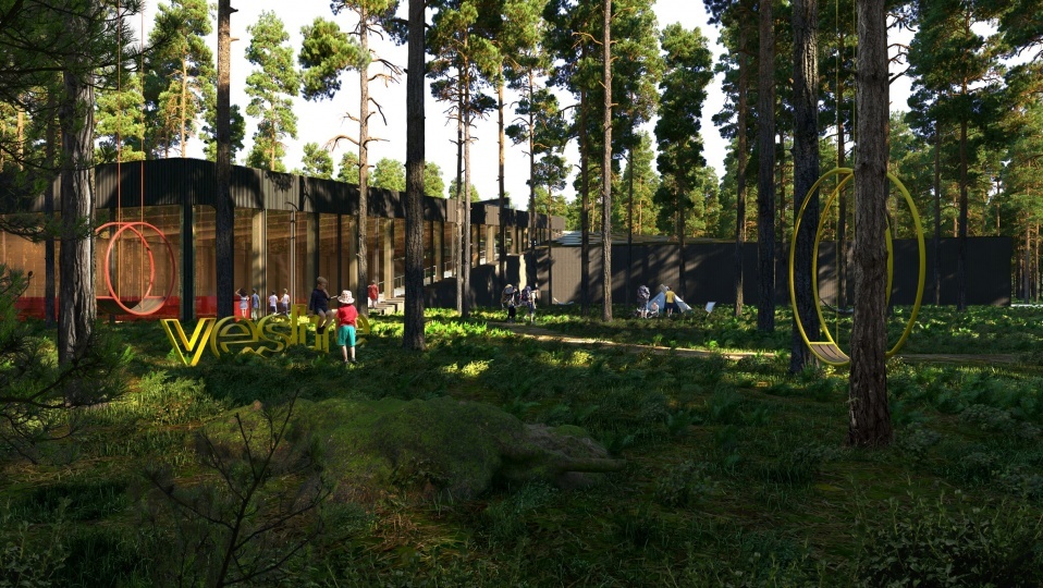 BIG построят самую экологичную мебельную фабрику в норвежском лесу