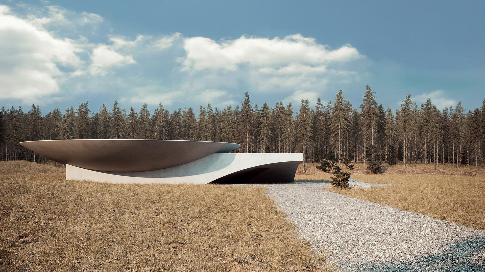 Великое молчание — проект подземного дома Plan B от Sergey Makhno Architects