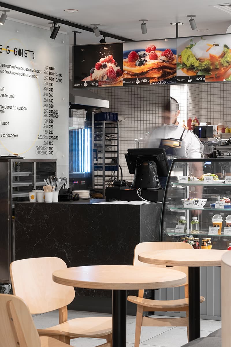 Минимализм и эгоизм в интерьере булочной в Санкт-Петербурге – проект MODGI Design Group