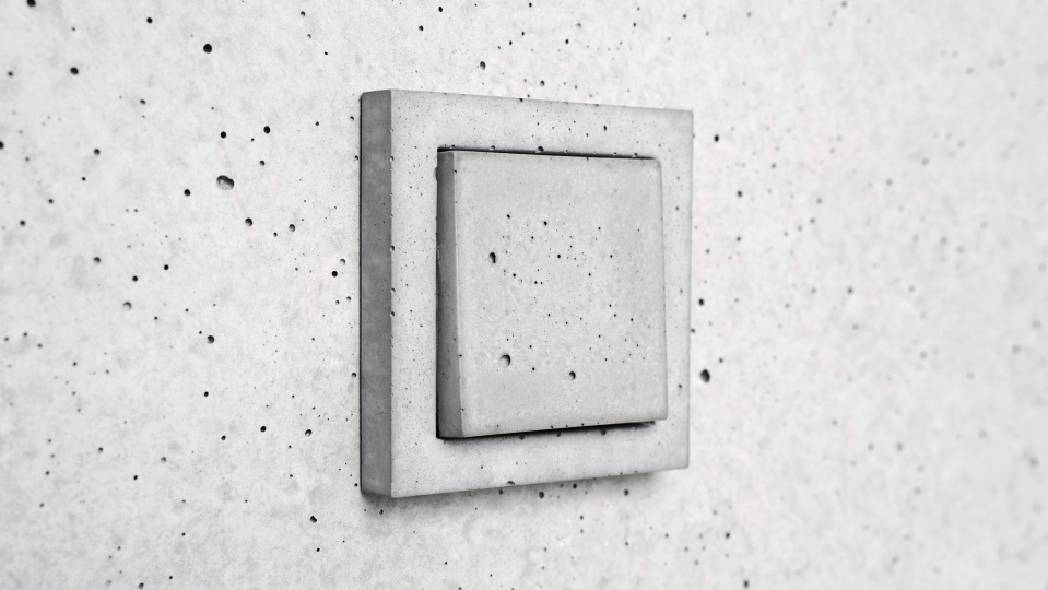 Sekhina представили серию выключателей и розеток из бетона