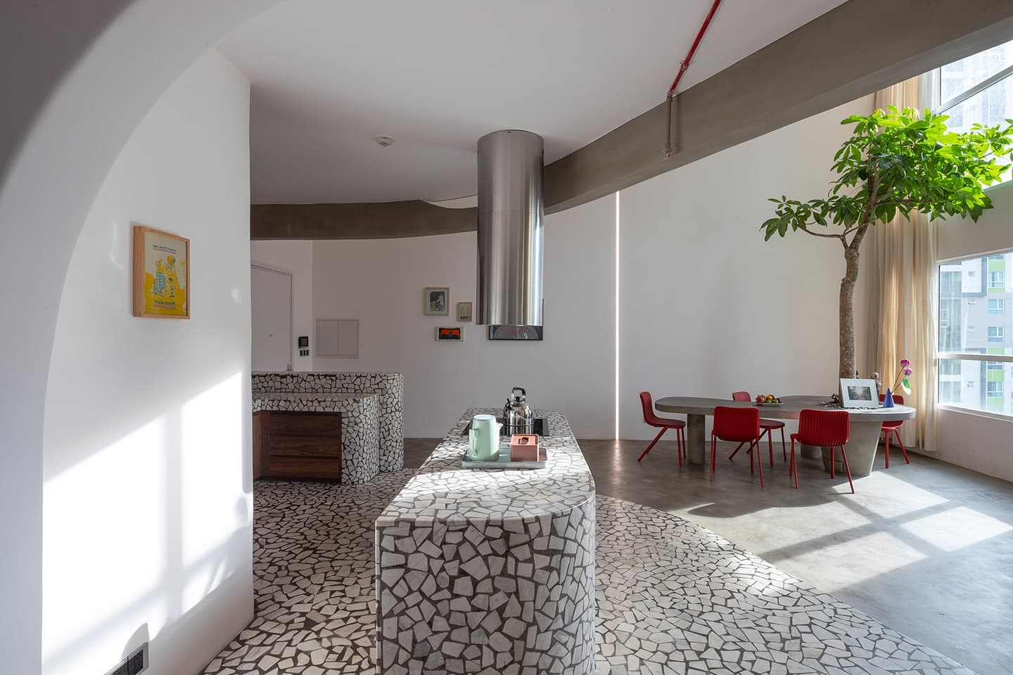 Модернистская квартира с терраццо в Хошимине – проект Whale Design Lab