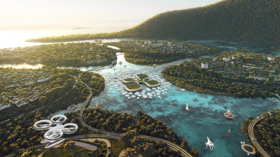 BIG, Hijjas и Ramboll представили проект островов будущего в Малайзии