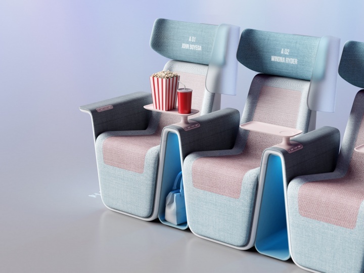 Layer представили кресла для кинозалов в эпоху пост-пандемии