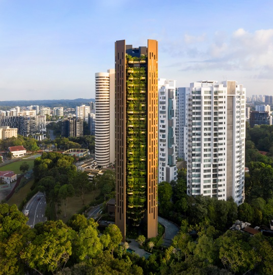 Heatherwick Studio построили в Сингапуре бетонный небоскреб