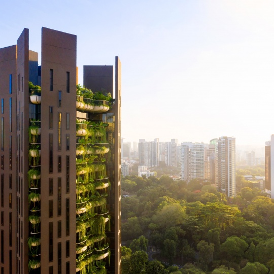 Heatherwick Studio построили в Сингапуре бетонный небоскреб