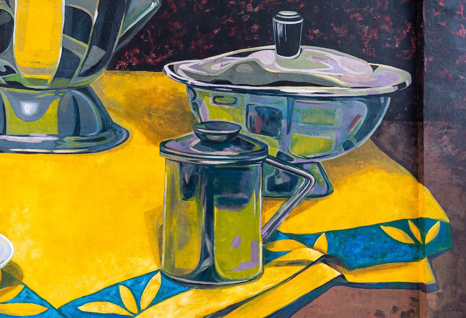 «Натюрморт с чайником и лимоном» Юлия Антонова