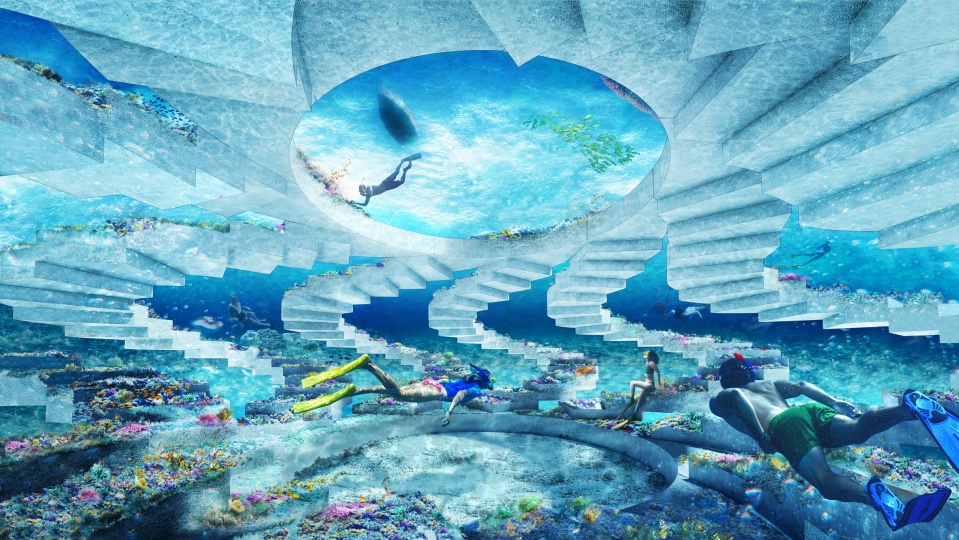 OMA построят парк подводных скульптур в Майями