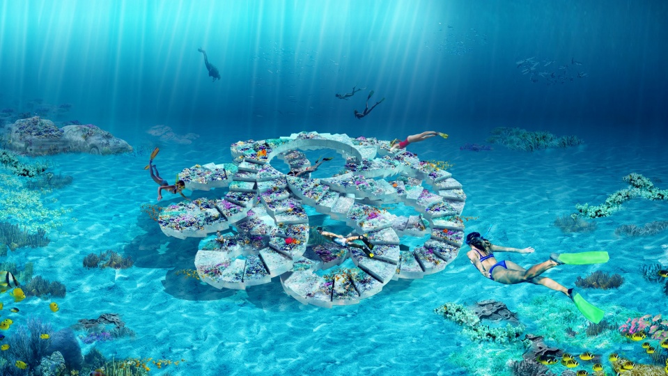 OMA построят парк подводных скульптур в Майями