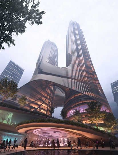 Zaha Hadid Architects построят 400-метровые небоскребы в Шеньчжене