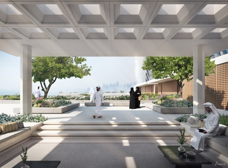 Foster+Partners построят в Катаре небоскребы площадью больше миллиона квадратных метров
