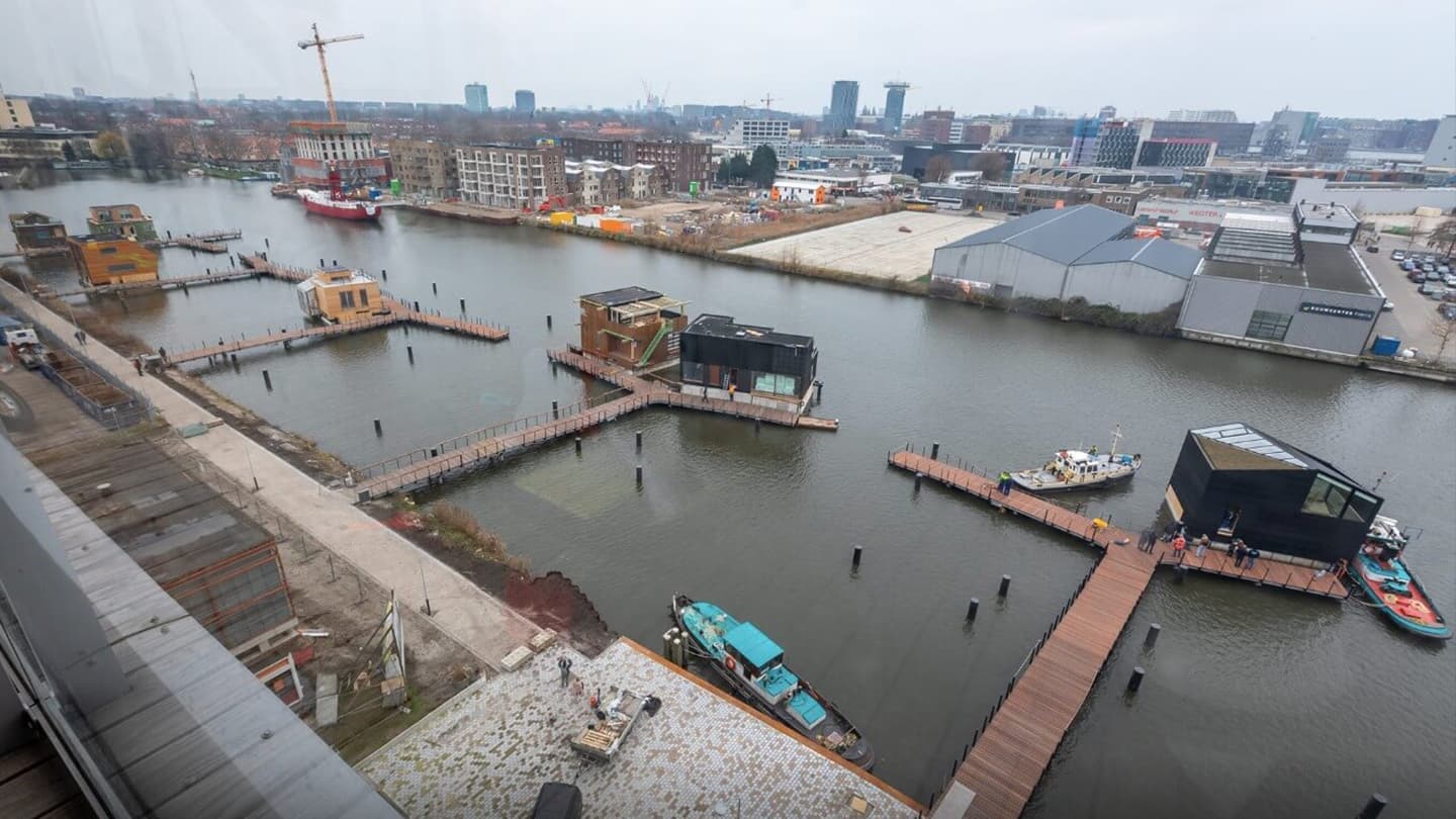 Schoonschip: экологичный жилой район на воде