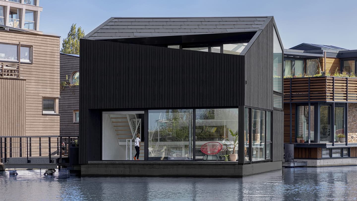 Schoonschip: экологичный жилой район на воде