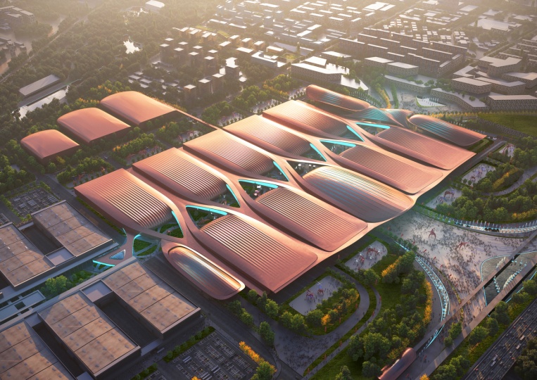 Zaha Hadid Architects выиграли конкурс на расширение выставочного центра в Пекине