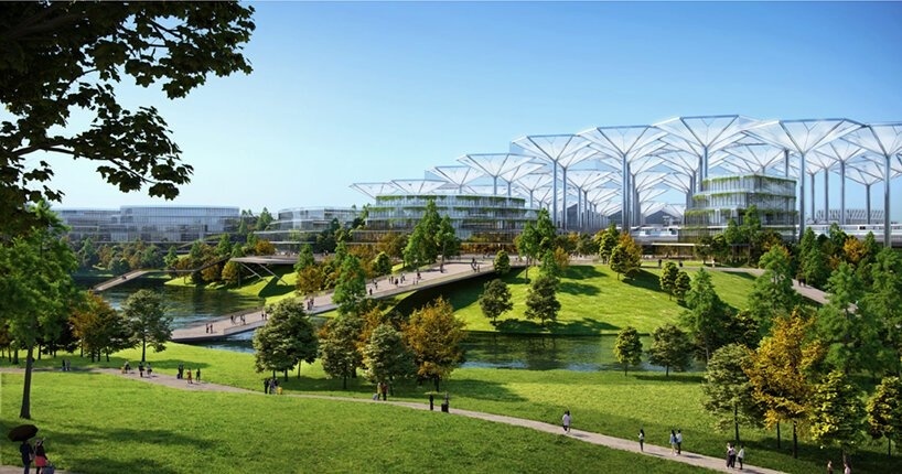 GMP Architekten представили высокотехнологичный город будущего Чэнду