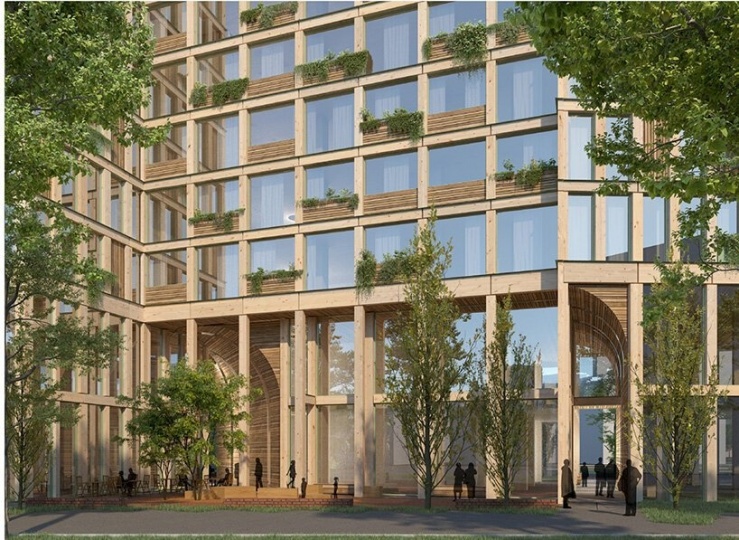 Mad Arkitekter построят деревянный небоскреб в Берлине