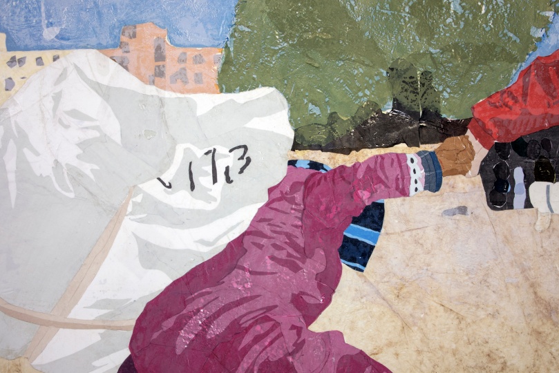 В картинах Хьюго МакКлауда используются пластиковые пакеты вместо красок