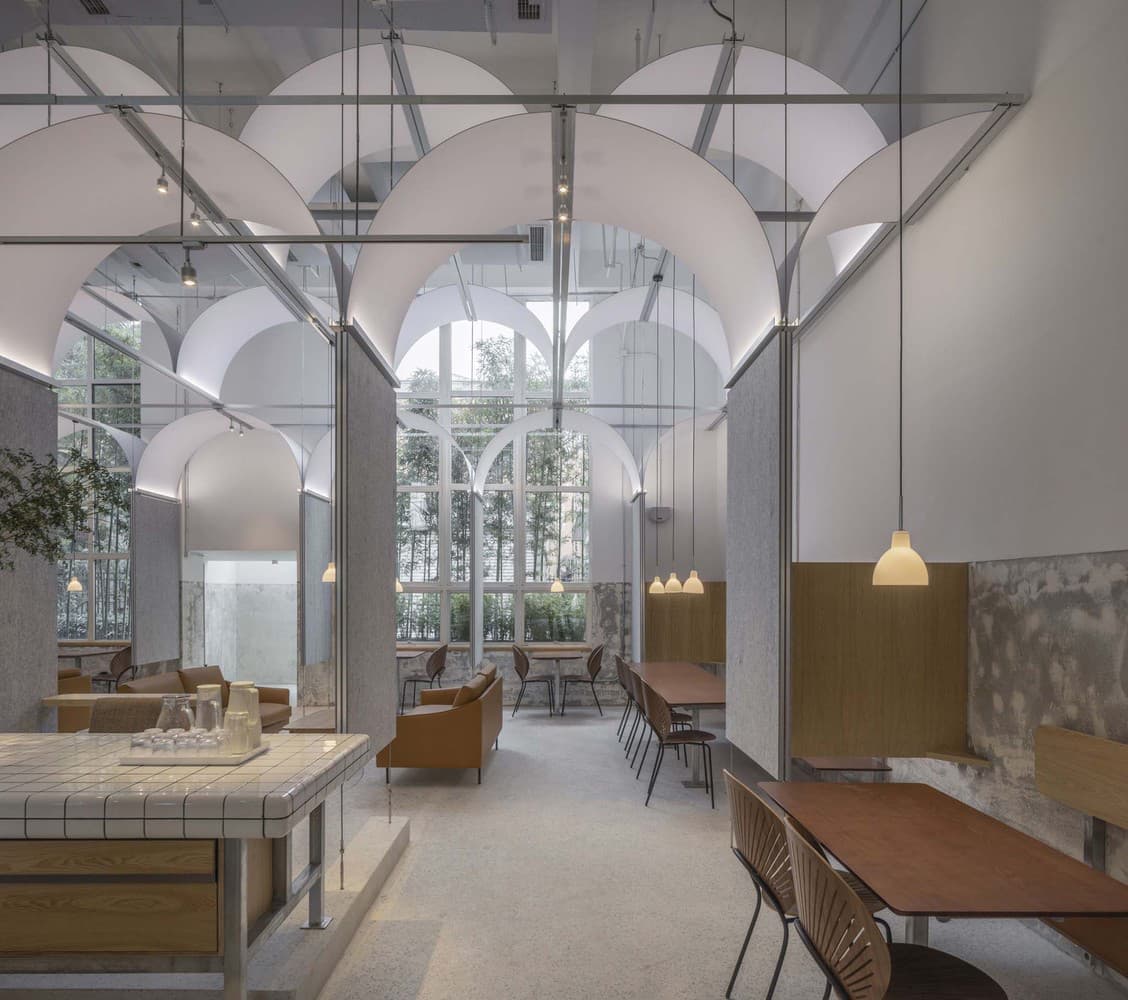 Заведение в Китае с двумя зонами для приготовления кофе — проект SpaceStation