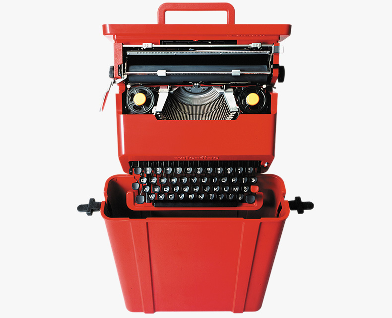 Пишущая машинка Valentine. Радикальный дизайн Этторе Соттсасса