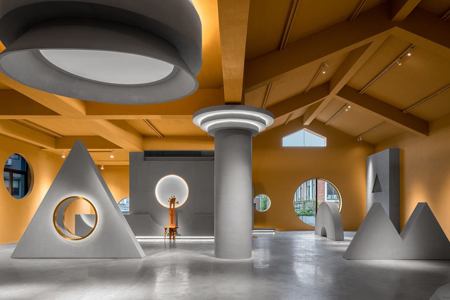 Китайский музей в главных цветах 2021 года по версии Pantone — проект Ли Вэньцяна из PIG DESIGN