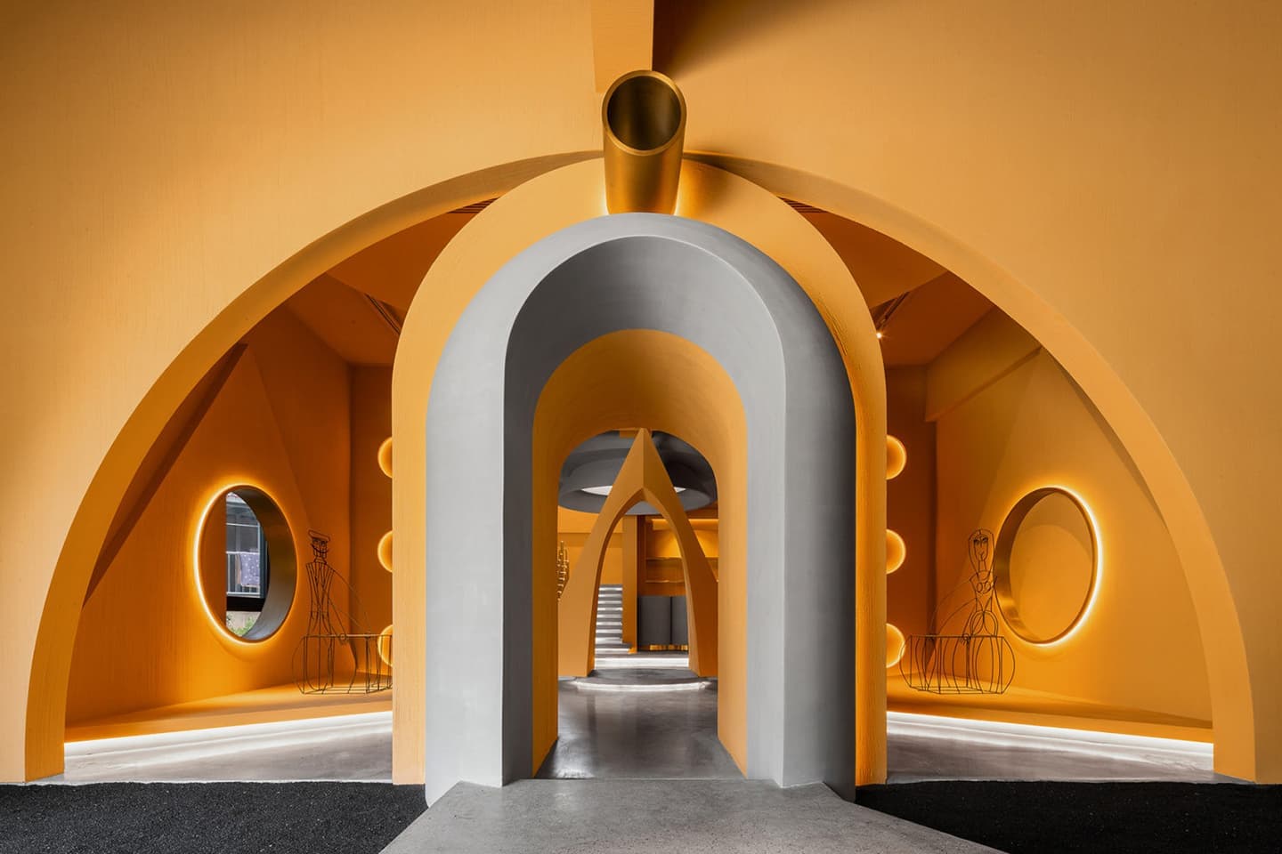 Китайский музей в главных цветах 2021 года по версии Pantone — проект Ли Вэньцяна из PIG DESIGN