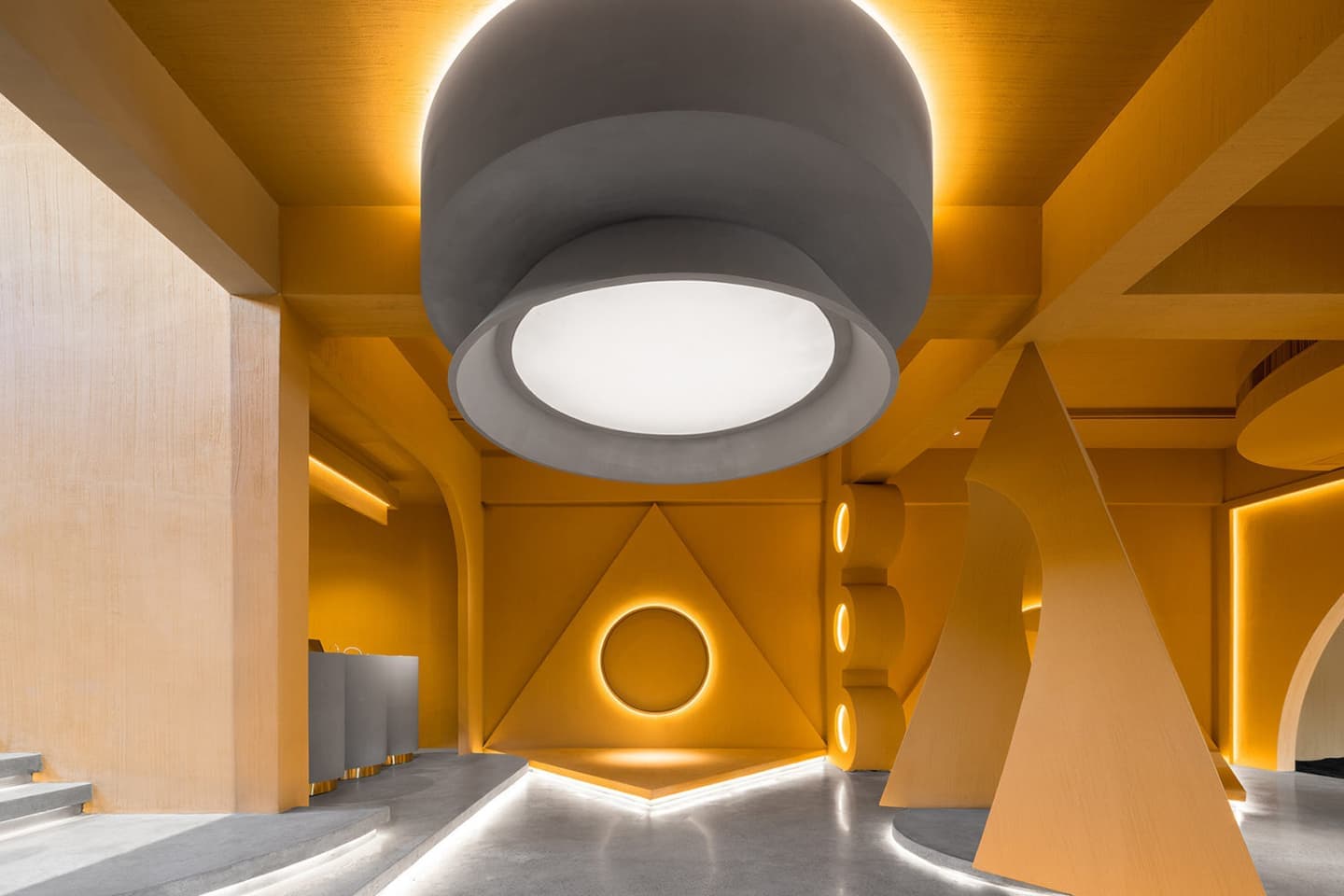 Китайский музей в главных цветах 2021 года по версии Pantone — проект Ли Вэньцяна из PIG DESIGN