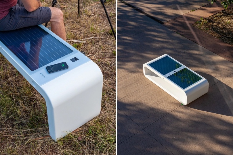 Kuube: городская мебель на солнечной энергии