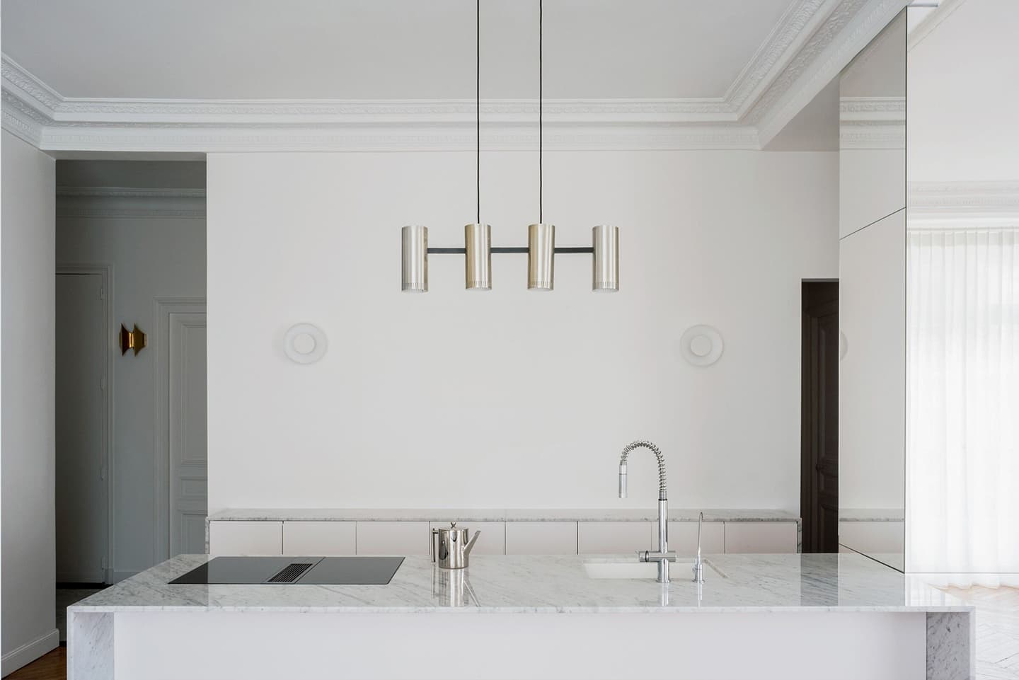 Парижские апартаменты с мраморной отделкой — проект GAPANTE