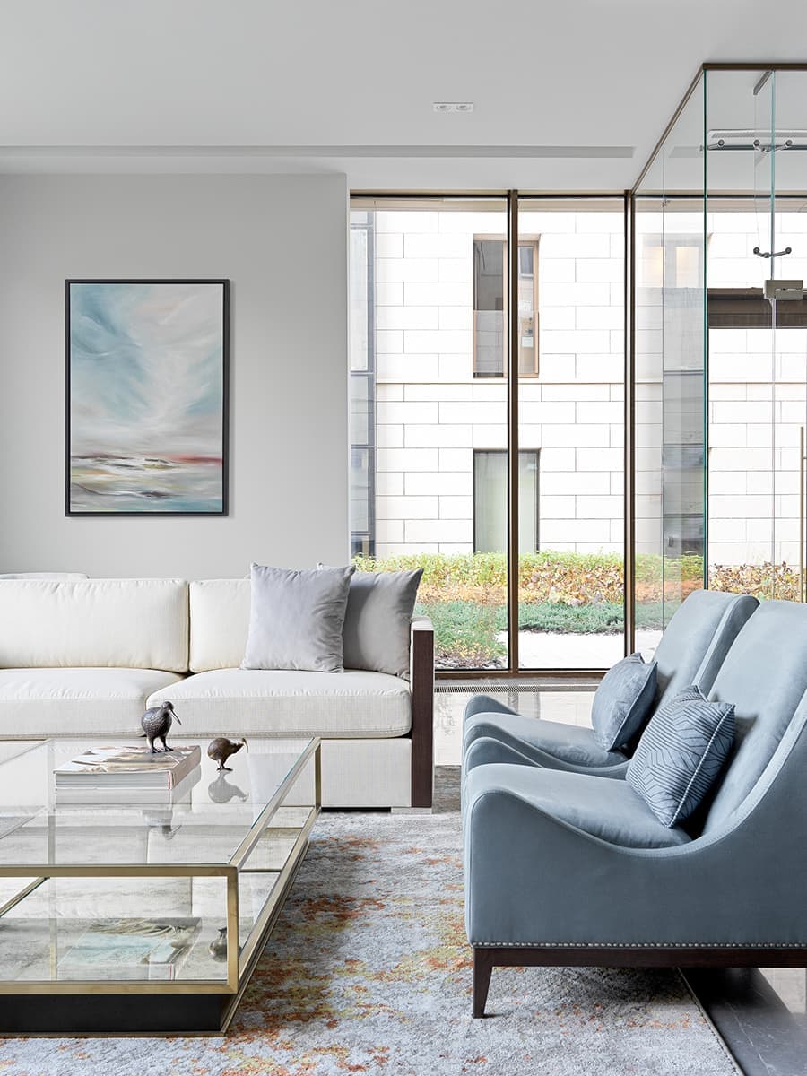 Интерьеры лобби в районе Якиманки — проект Архитектурного бюро Олега Клодта