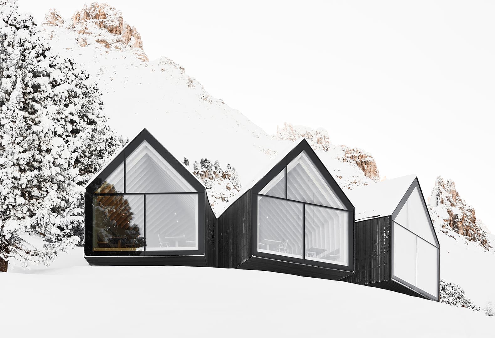 OBERHOLZ MOUNTAIN HUT. Фото: Oskar Da Riz, Jens Rüßmann