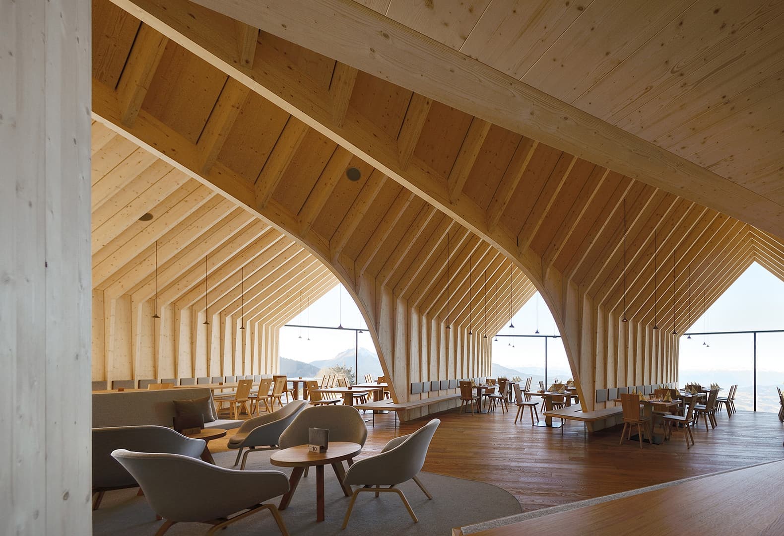 OBERHOLZ MOUNTAIN HUT. Фото: Oskar Da Riz, Jens Rüßmann
