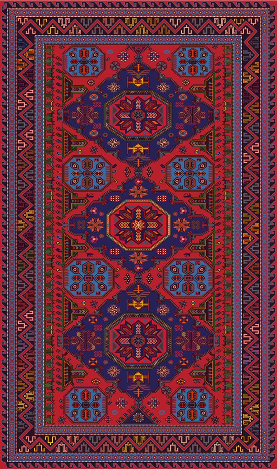 Орнамент ковров Дагестана