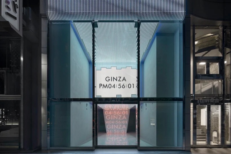 Фасад будущего GINZA 456 created by KDDI