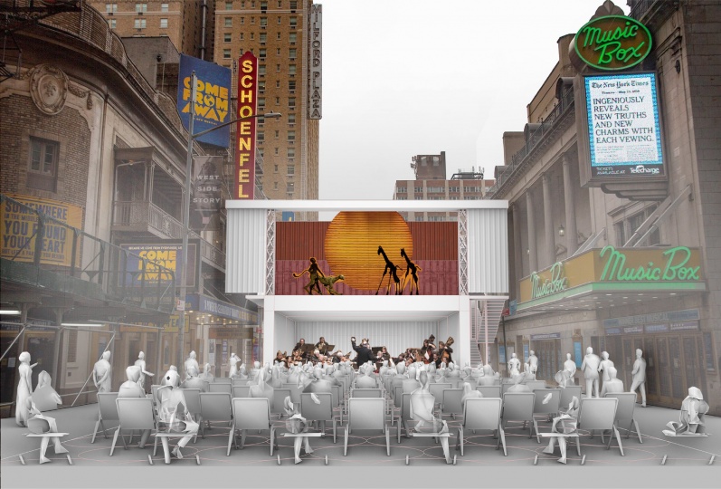Безопасный театр под открытым небом в Нью-Йорке от Marvel