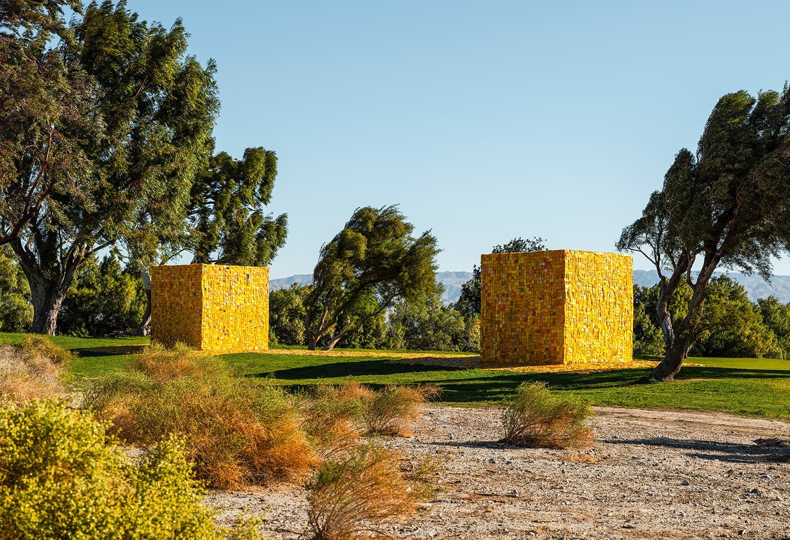 Desert X 2021. Serge Attukwei Clottey, The Wishing Well