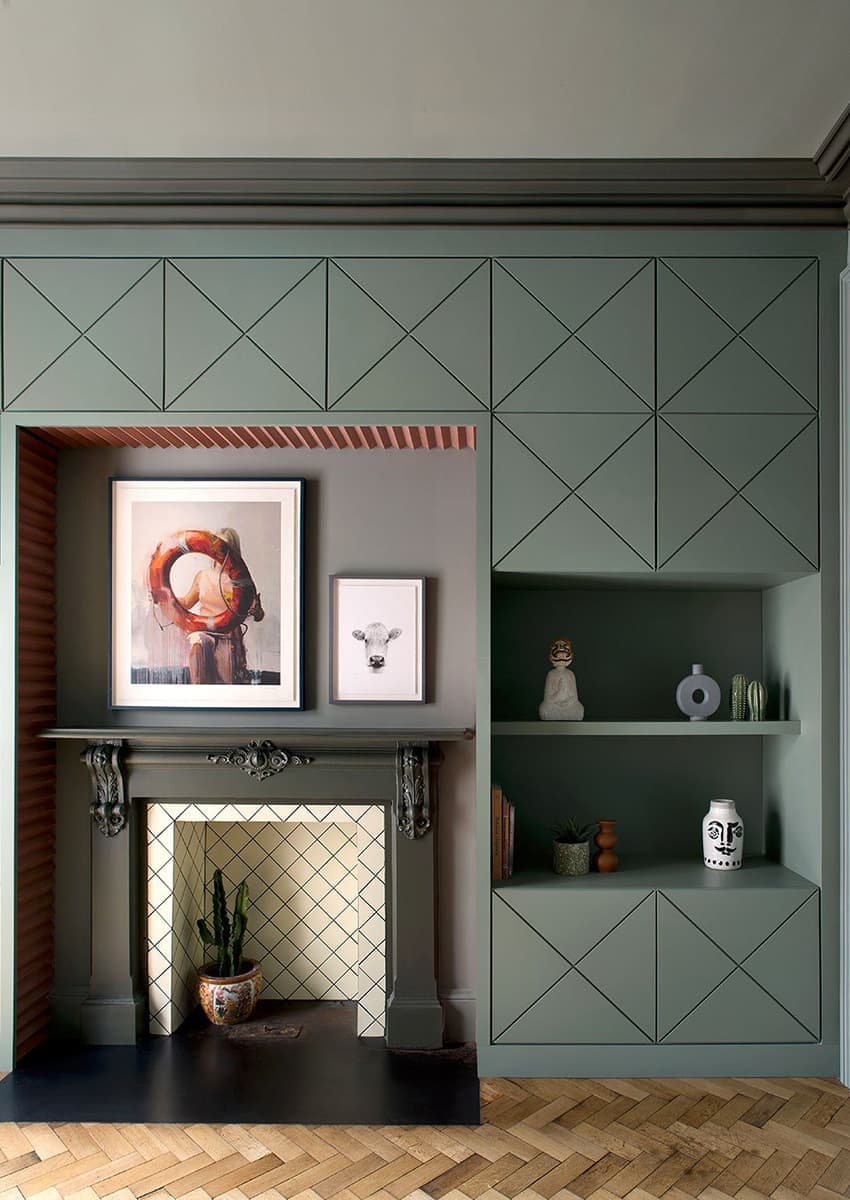 Интерьер с необычными решениями для молодой пары в историческом поместье – проект дизайнера Рошин Лафферти