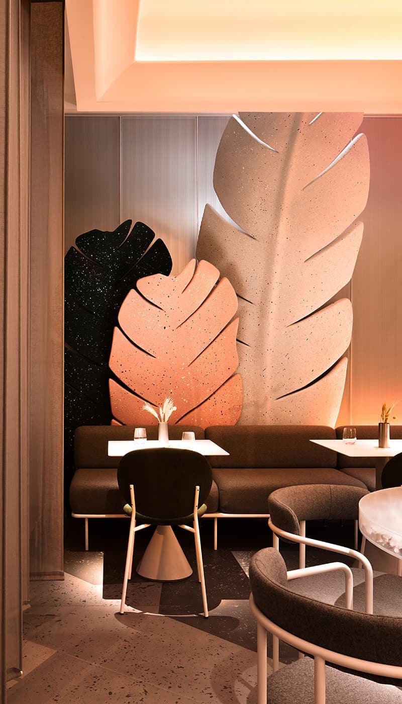 Атмосферное заведение правильного питания – проект DA bureau