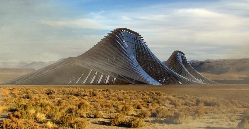 «Солнечная гора» от Nudes для фестиваля Burning Man