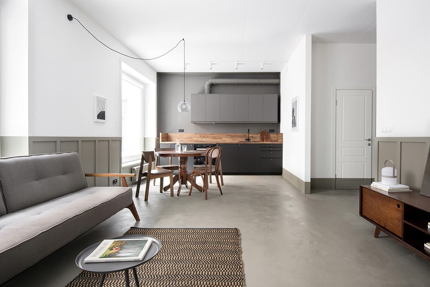 Квартира-студия с тремя функциональными зонами – проект студии INT2