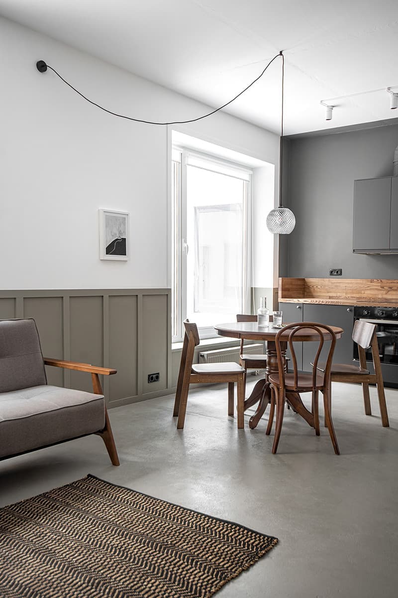 Квартира-студия с тремя функциональными зонами – проект студии INT2