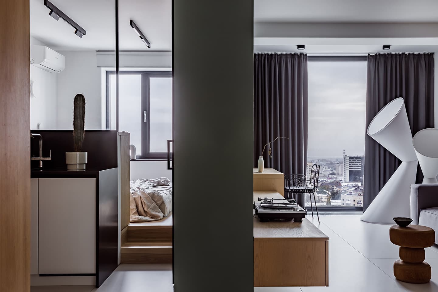 Небольшая квартира с архитектурными акцентами в Ростове-на-Дону – проект студии Makedesign