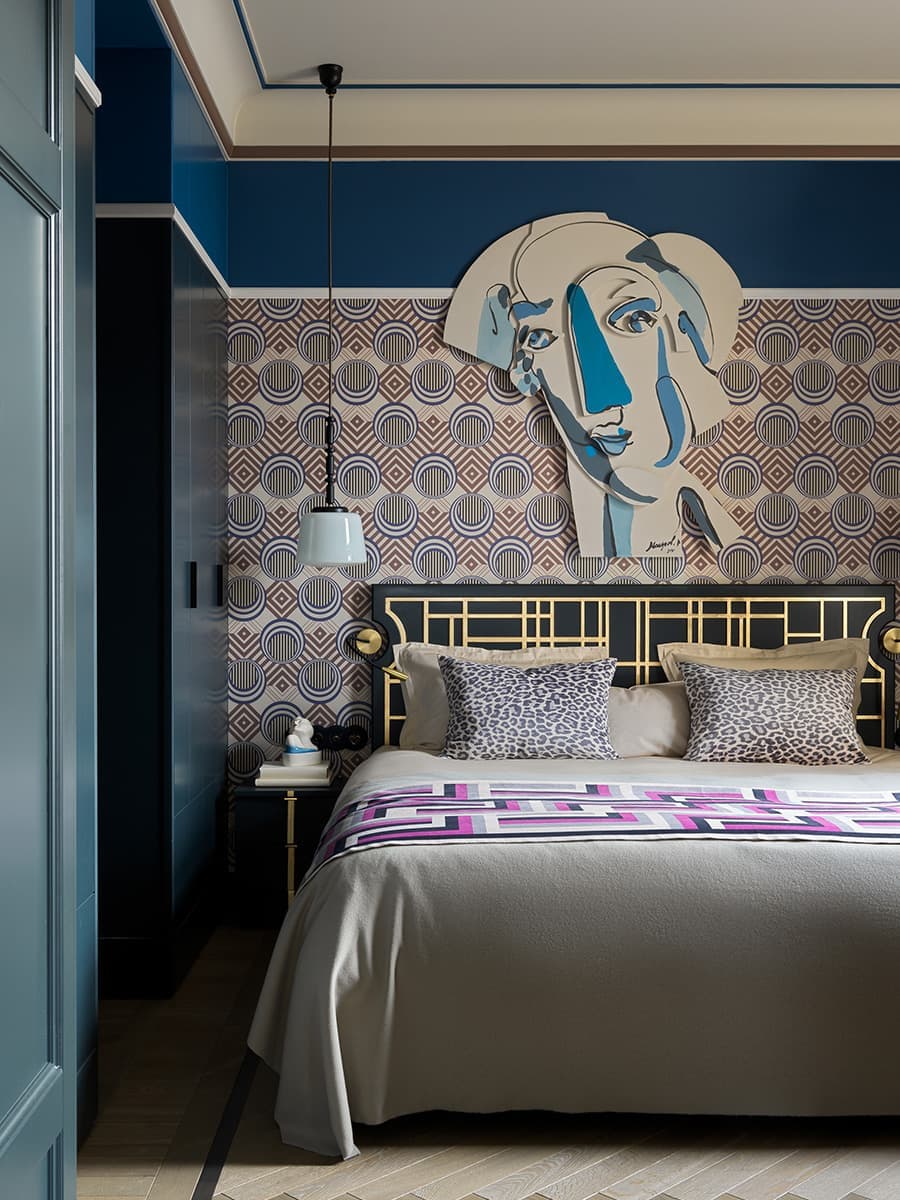 Квартира с авангардными принтами в интерьере – проект студии ONLY design