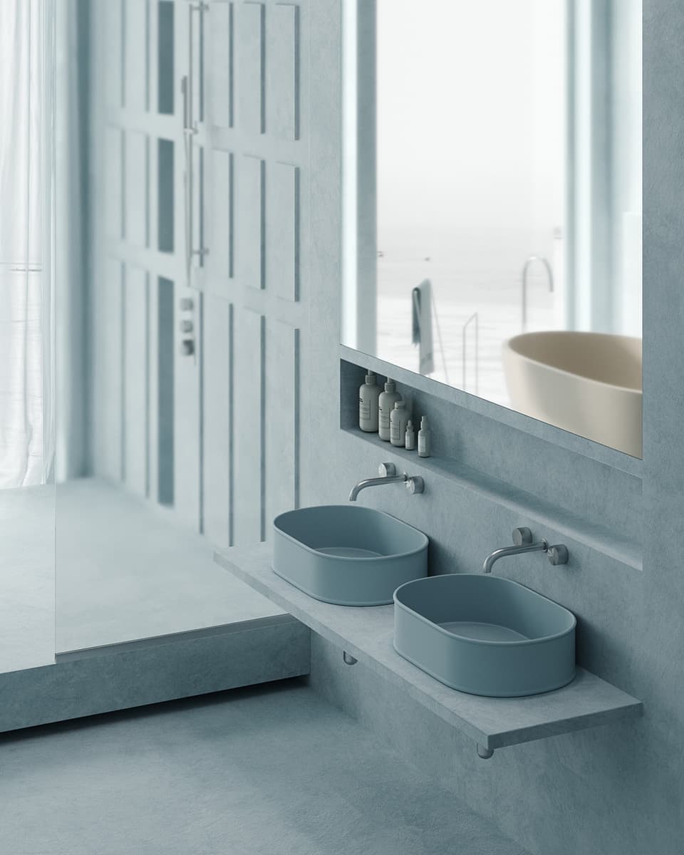 Победители Дизайн-Дебют 2020: Ванная комната в доме у моря, Ксения Чернякова