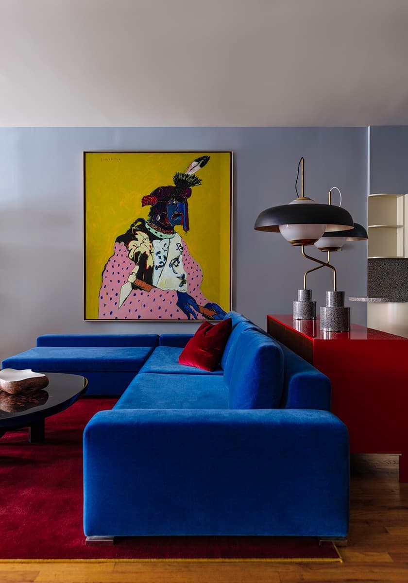 Нью-йоркская квартира с RGB подсветкой – проект дизайнеров Райана Лоусона и Шона Робинса