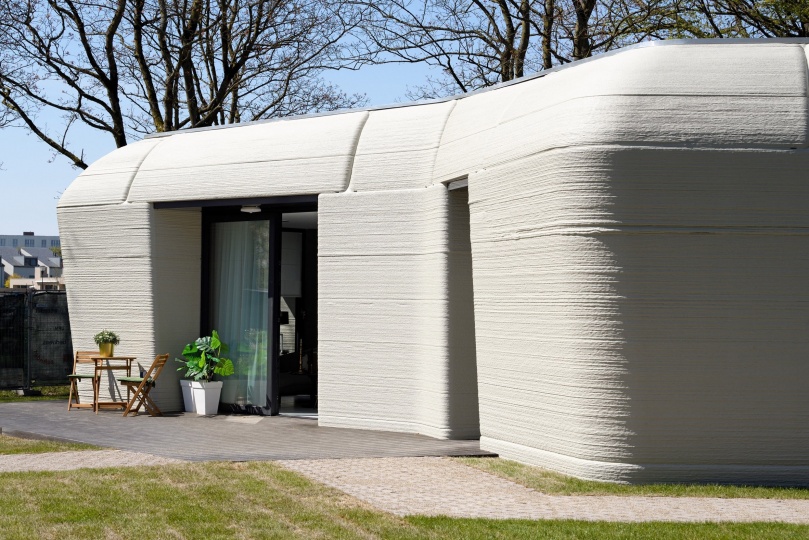 Первый жилой дом в Нидерландах, напечатанный на 3D-принтере