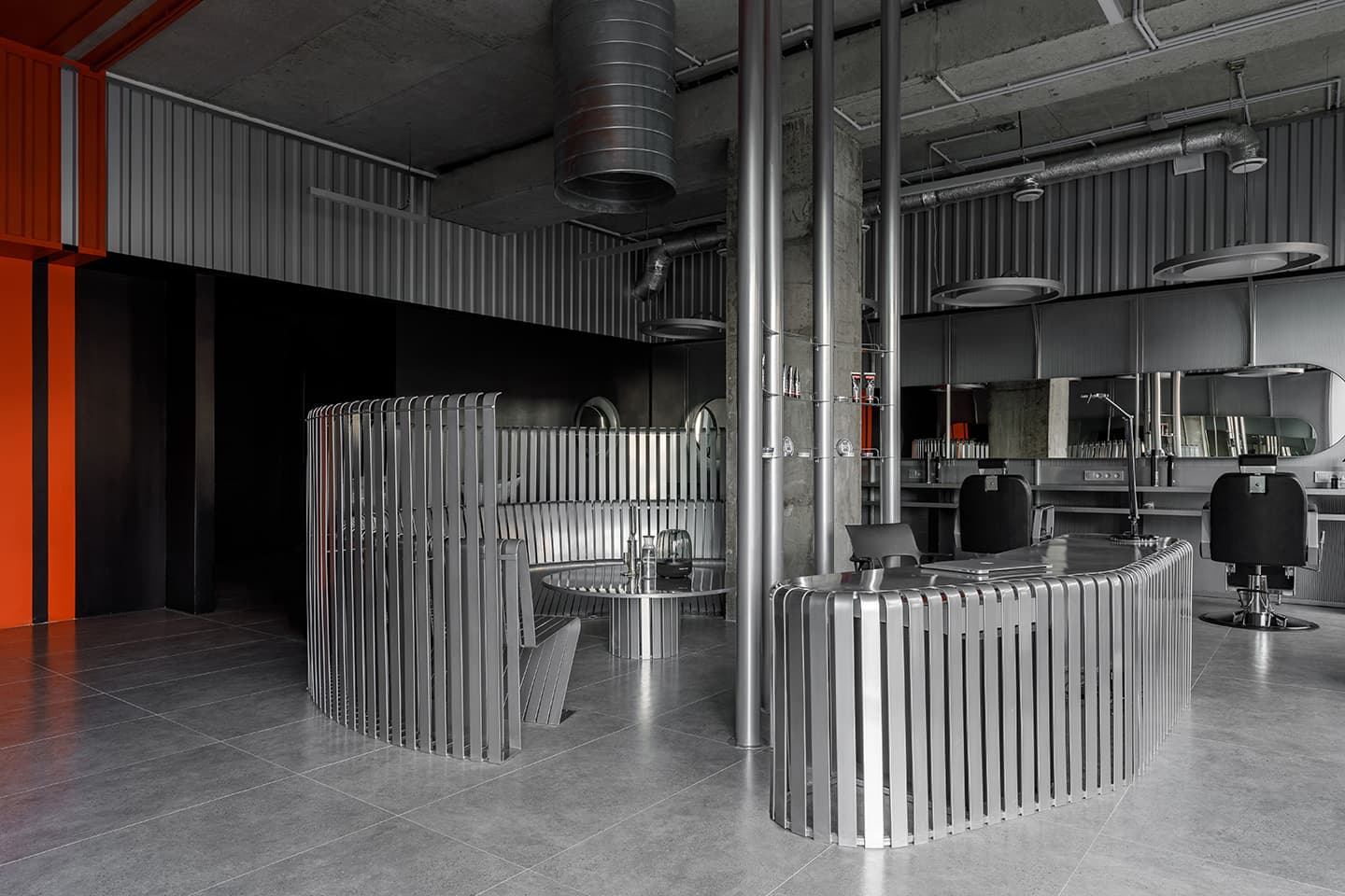 Футуристичная парикмахерская – проект дизайнеров Ольги Яковлевой и Павла Стефанова