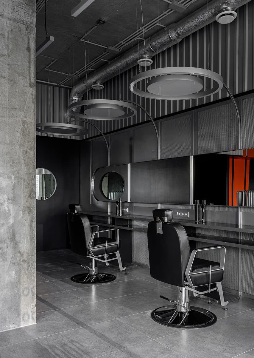 Футуристичная парикмахерская – проект дизайнеров Ольги Яковлевой и Павла Стефанова